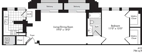 Floor plan A12