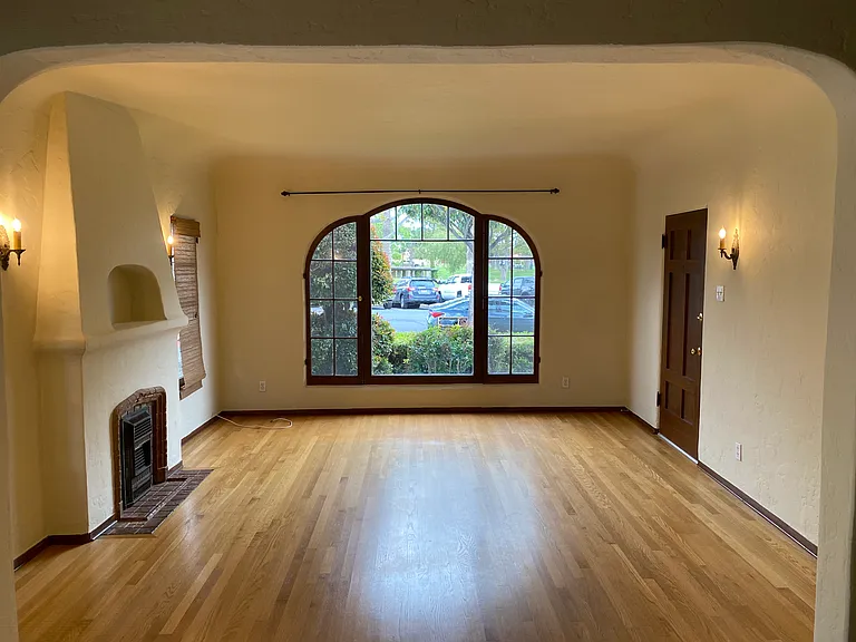 LIVING ROOM WITH PARK VIEWS