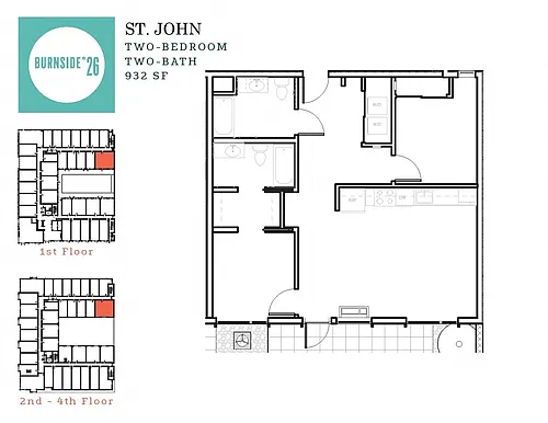 Floor plan St. John Premium