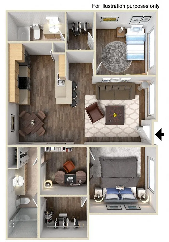 Floor plan 2A2