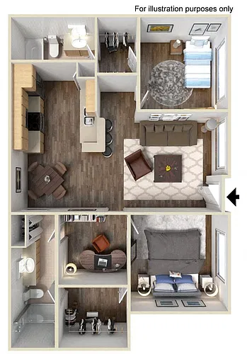 Floor plan 2A2
