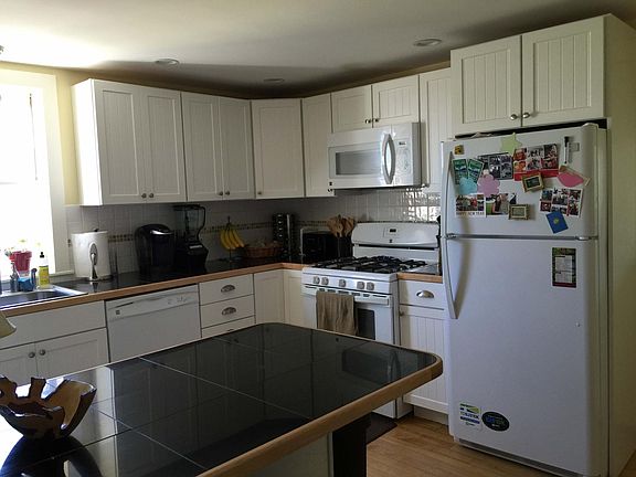 Kitchen with gas stove