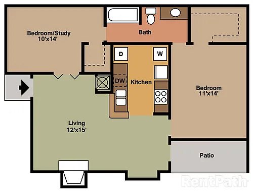Floor plan Renovated D