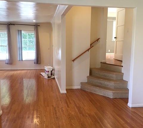 Living Room and entry to bedroom and bath area