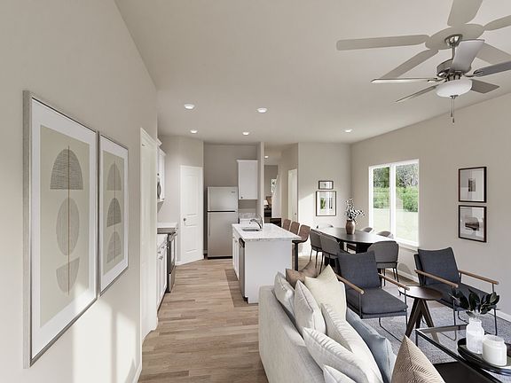 The spacious first floor is perfect for hosting