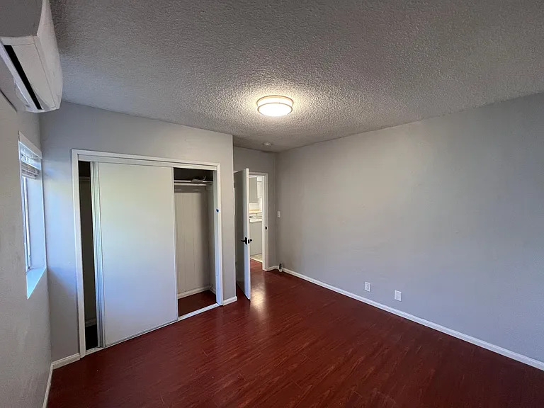 2nd bedroom with new energy efficient LED lighting.