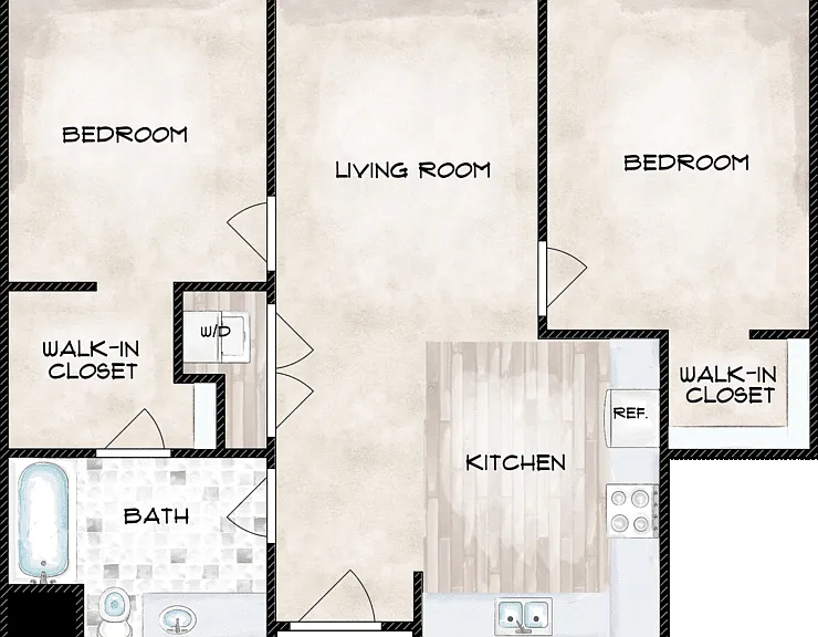 B1 Floorplan Diagram
