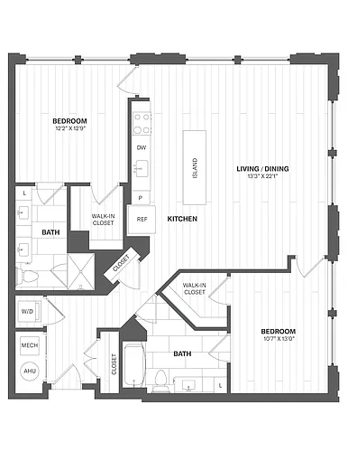 Floor plan 2C