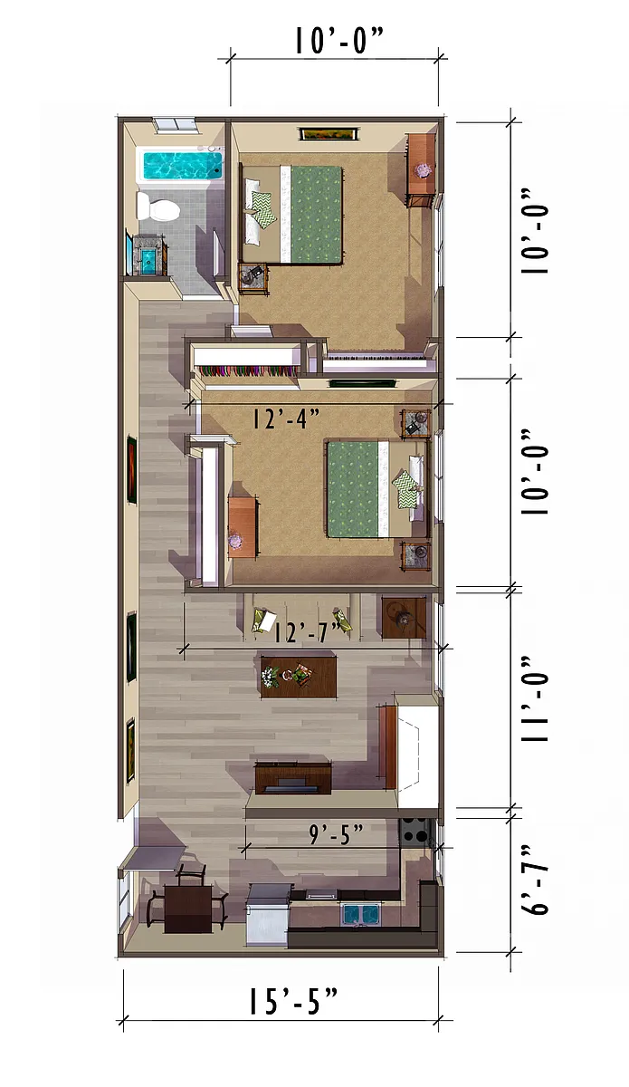 Floor plan B1