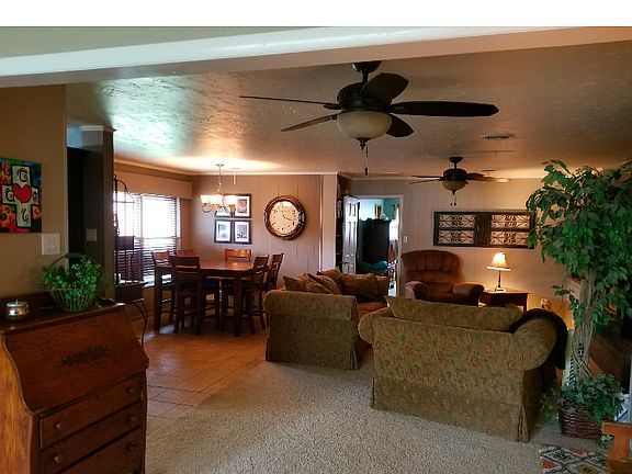 Den and dining area