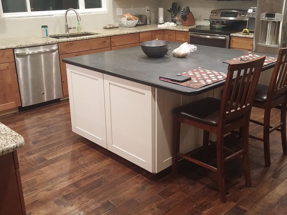 The new kitchen