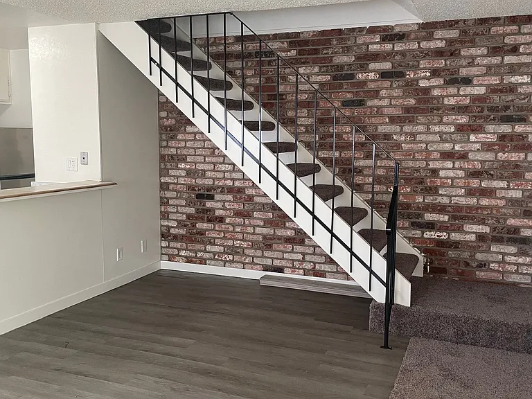 Living room & stairs