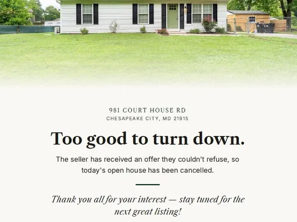 981 Court House Point Rd, Chesapeake City, MD 21915