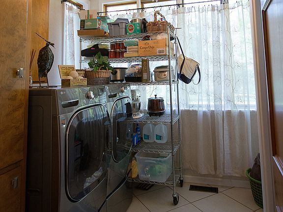 Laundry & Pantry off kitchen