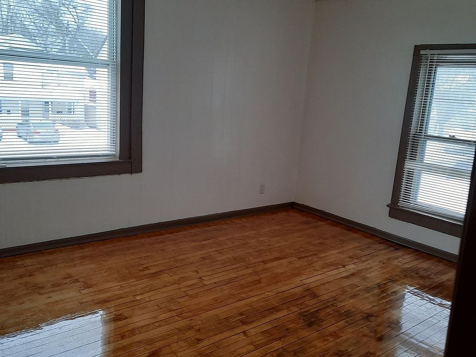 Large Master bedroom with newly restored maple hardwood floors throughout LR and 2nd bedroom
