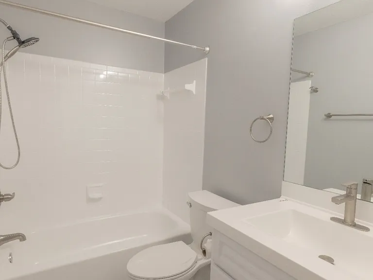 Shared hall bathroom