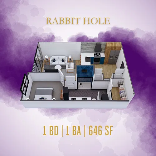 Floor plan Rabbit Hole