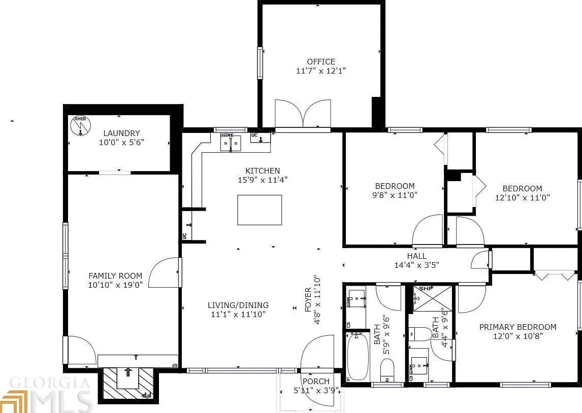 3 bed, 2.0 bath, 1412 sqft, $1,875 — Photo 2