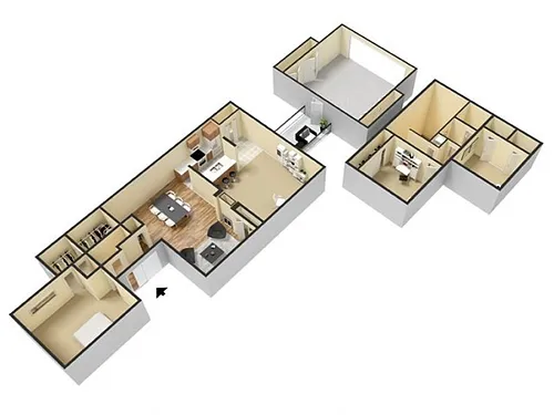 Floor plan C4 3 Bed 2.5 Bath