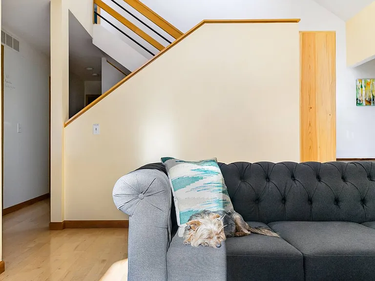 Primary Living area, Single stairs to upstairs and basesment.