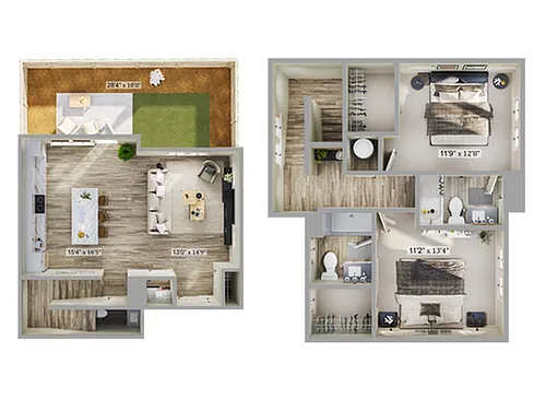 Floor plan The Abode