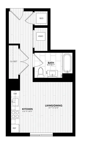 Floor plan Studio-A2