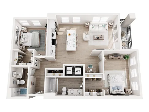 Floor plan 02B-C