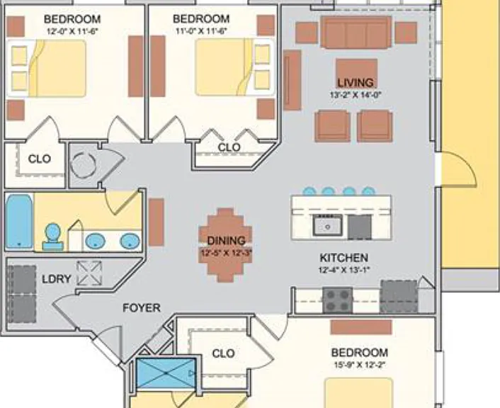 Kaleidoscope Floorplan Diagram