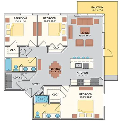 Floor plan Kaleidoscope