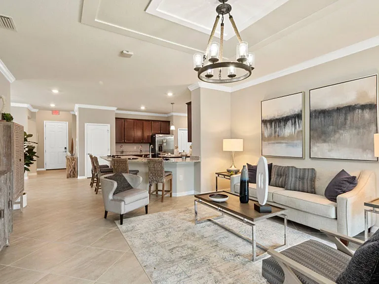 Example of Living Room - from Model Home