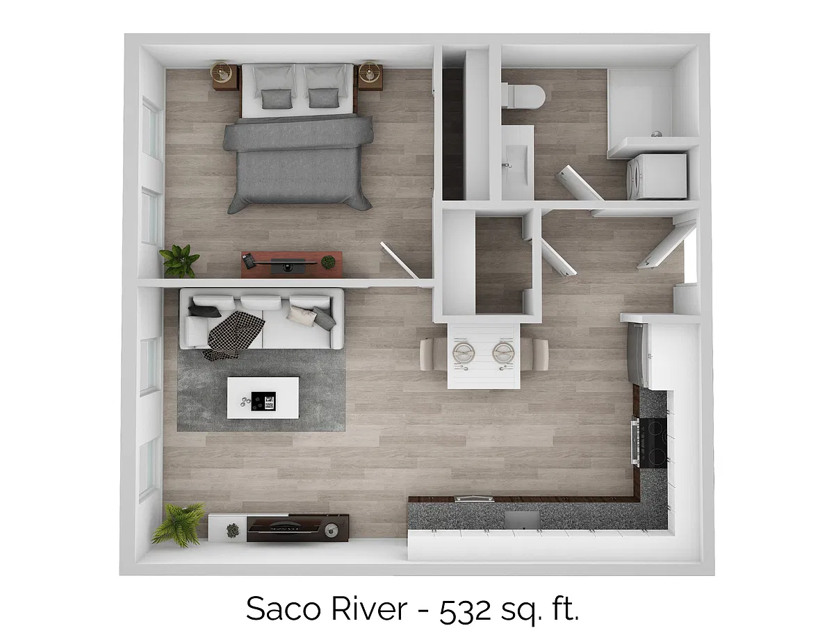 Floor plan Saco River