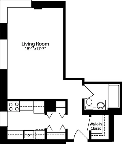 Floor plan Plan P, floor 15