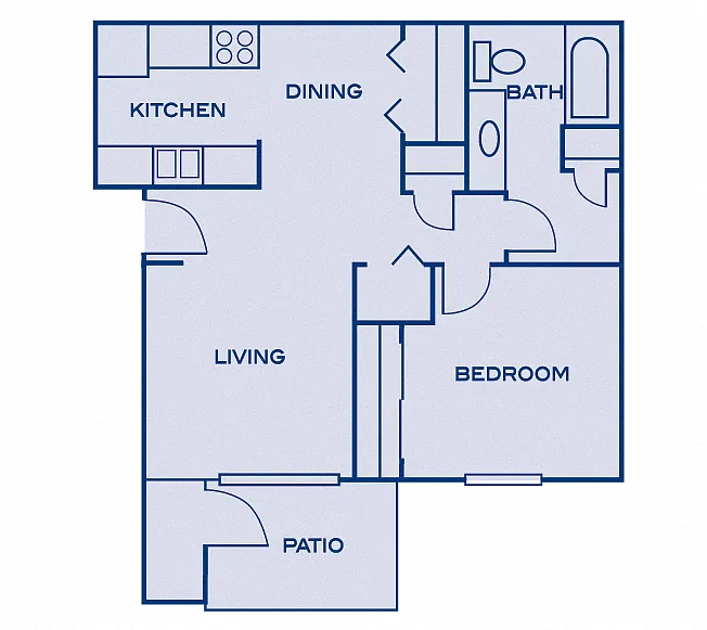 Floor plan One Bedroom