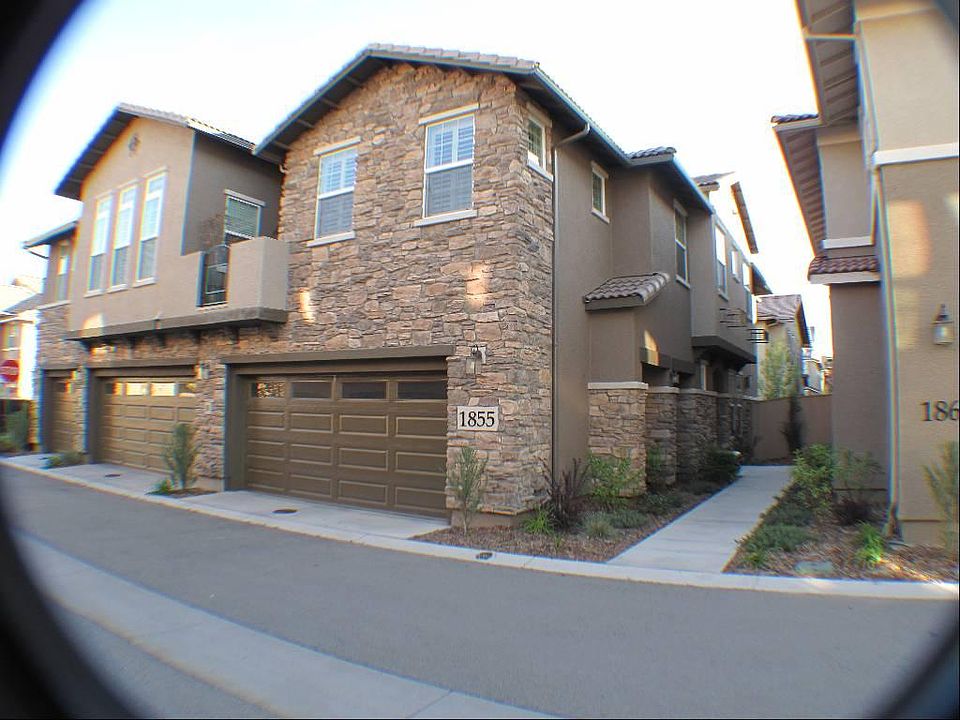 Entrance and 2 car garage
