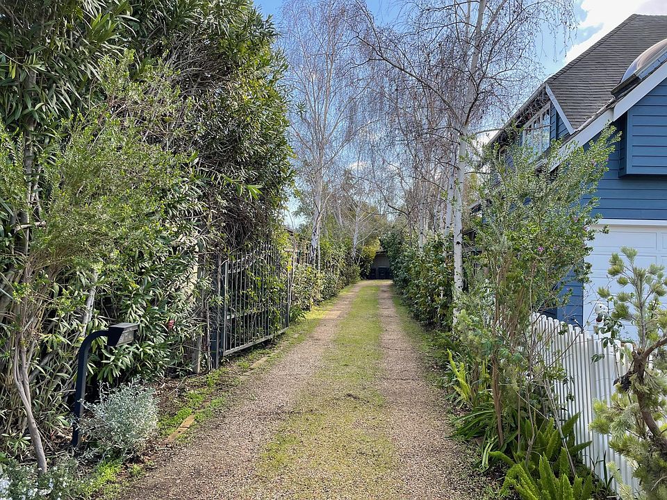 Street view at head of driveway