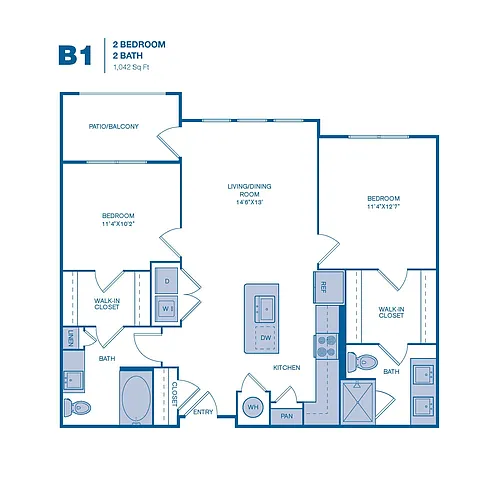 Floor plan B1