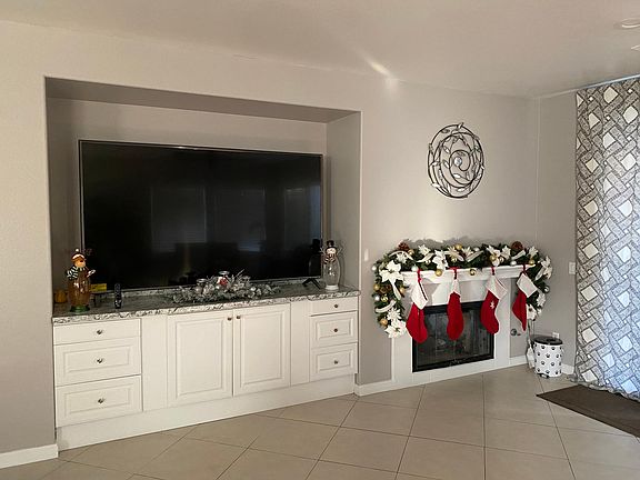 Custom media center and fire place