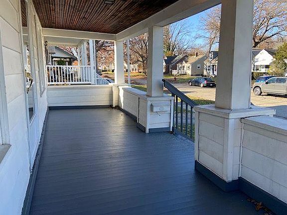 Large front covered porch