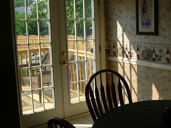 french doors to deck