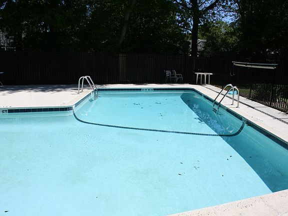 The pool behind the condo!