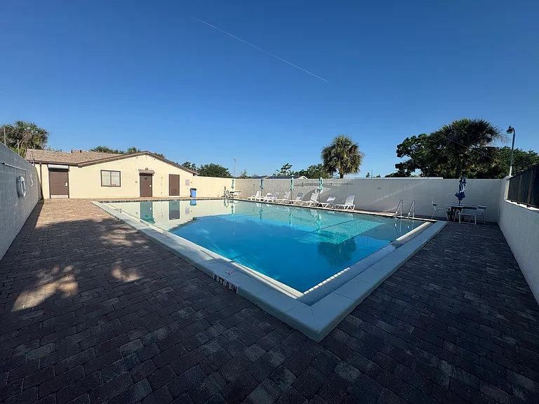 Community pool view #2