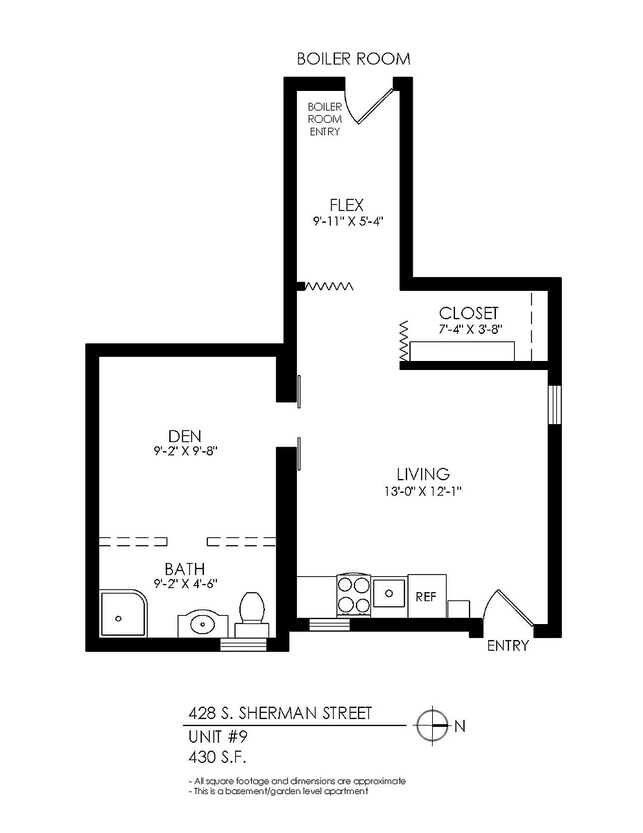 Floor plan Studio