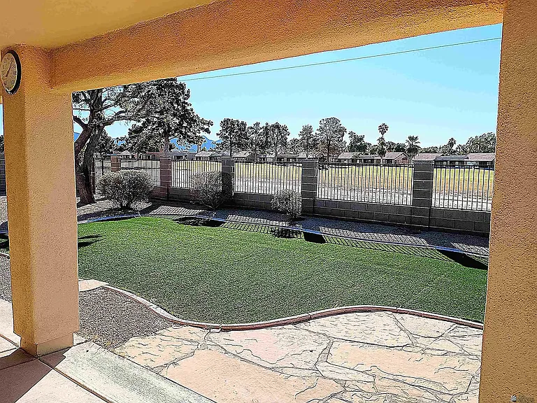 back yard onto fairway #1 and clubhouse