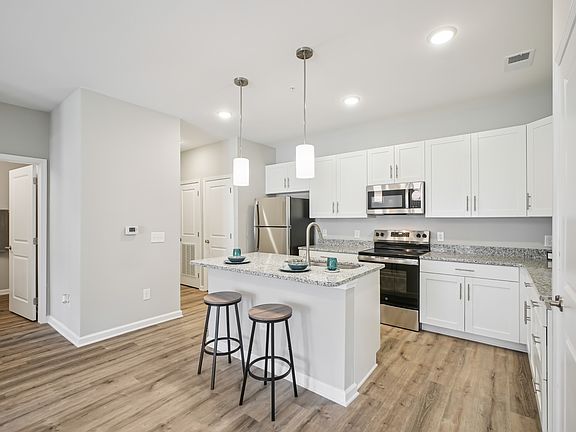 Spacious Kitchens in these brand new apartments at Emerson Point in Elon, NC