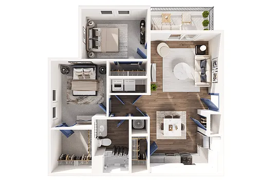 Floor plan B1, Liberty