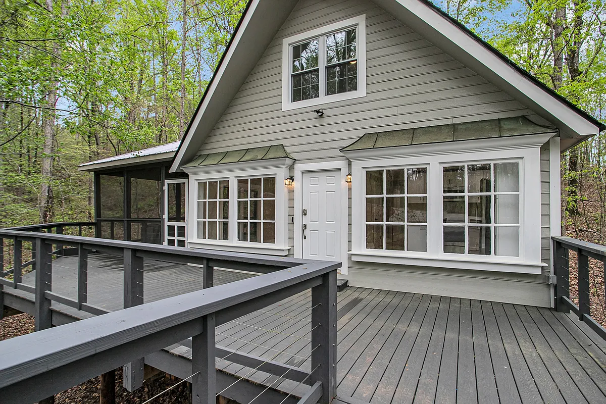 Full porch for enjoying nature complete with Screen porch - 110 Pine Ridge Dr