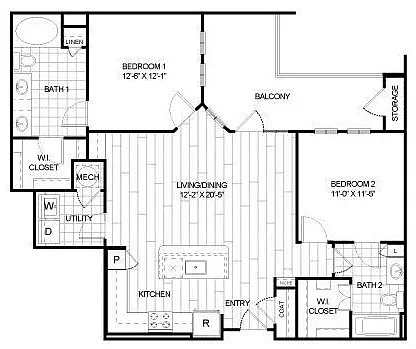Floor plan B3