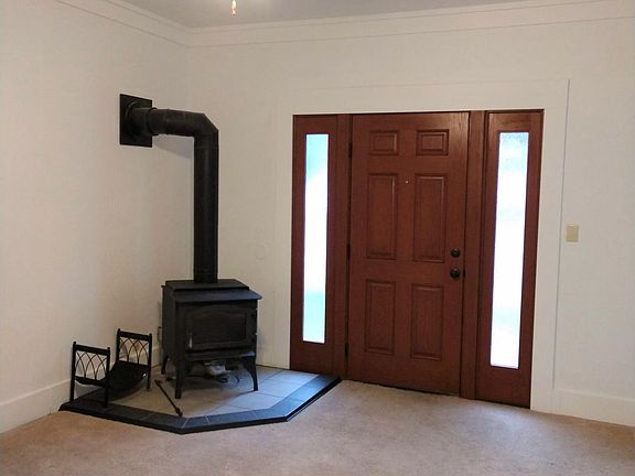 Entry way - wood stove
