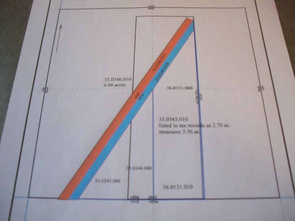 Fillmore County plat drawing