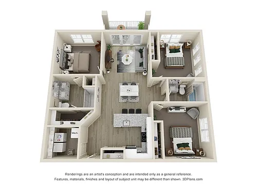 Floor plan C3